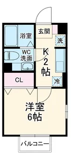 ルシール星川【101号室】の間取り