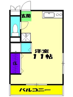 オネスティ大久保壱番館【2階】の間取り
