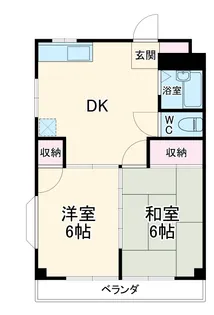 みずきコーポラス【305号室】の間取り