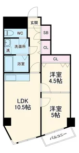 舞浜ガーデンヒルズ【3階】の間取り