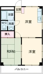 ハイネス瑞江【405号室】の間取り