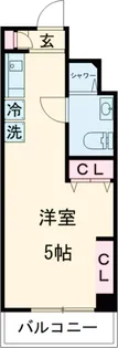 グラッツェ【307号室】の間取り
