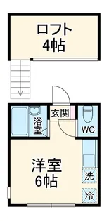 ベイヒルズ西横浜【102号室】の間取り
