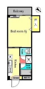 マンションドリーム【3階】の間取り