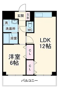 マウイハイツ【4階】の間取り