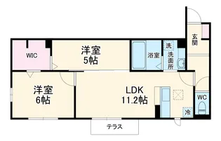 グランドソレイユ【1階】の間取り