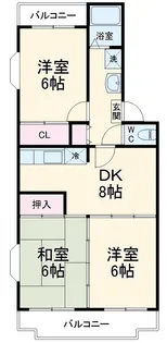 フレアーマンションオオツカ【2階】の間取り