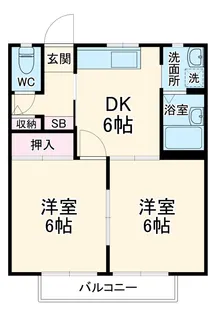 エトワール【202号室】の間取り