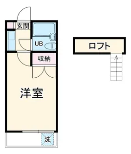 オレンジハウス【2階】の間取り