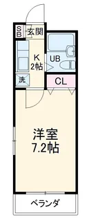 メゾン小杉【205号室】の間取り