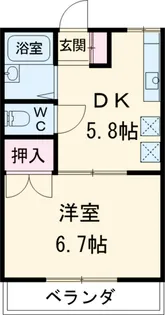 松清五番館【1階】の間取り