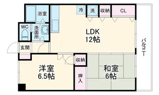 マンション重徳【3階】の間取り
