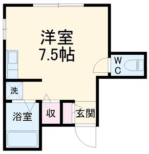 ベルドミール【2F号室】の間取り