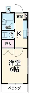 しばさきハイツ【1階】の間取り