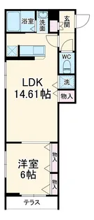 Blanc ciel【1階】の間取り