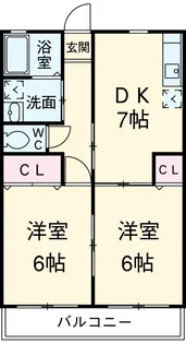 メゾン・エスポワール【2階】の間取り