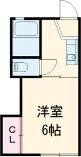 メゾンフォンテーヌ【C205号室】の間取り