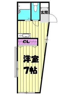 ドミールパスァパス【1階】の間取り