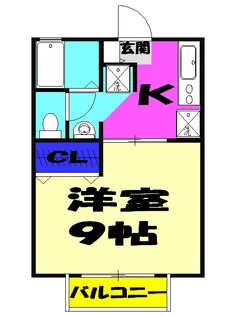 ドルフⅡ【101号室】の間取り