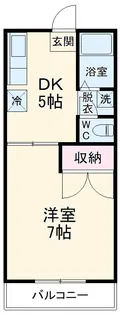 ファミーユ三橋【1階】の間取り