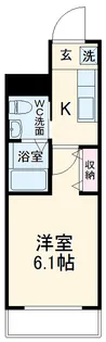 フローラ舞浜【4階】の間取り