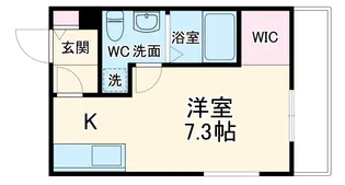 ルエルメゾン堀江【1階】の間取り