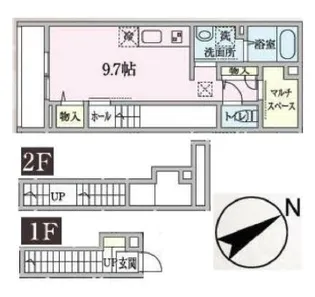 プラシード・U【2階】の間取り