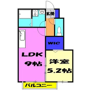 BOSSⅥ【1階】の間取り