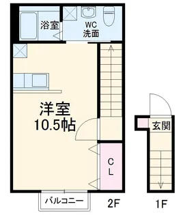 メゾンときわ花園【2階】の間取り