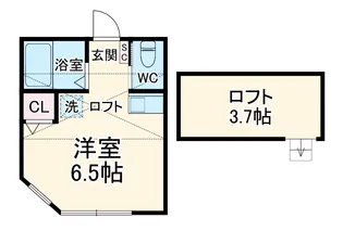 ヒルズ山手A棟【2階】の間取り