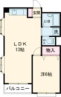 ロイヤルサニーハイツ【3階】の間取り