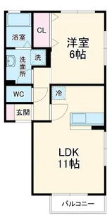 Fit花園【1階】の間取り