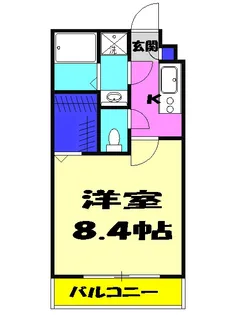 リブリ・ルキア【3階】の間取り