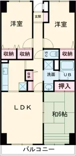 エストブリランテ【3階】の間取り