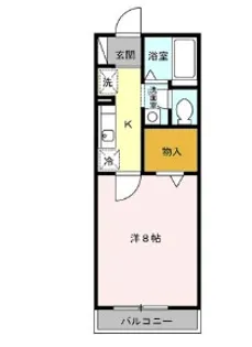 Glory Brook【2階】の間取り