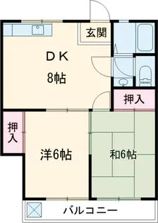 エスポワールA【203号室】の間取り