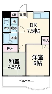 ニューベル湘南【2階】の間取り