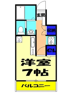 エクラ【1階】の間取り
