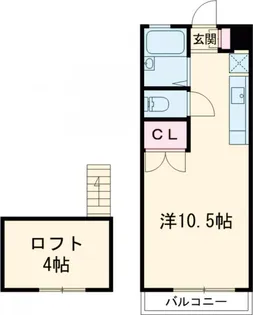 メゾンカワダ【102号室】の間取り