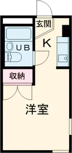 トライアングルハイム【205号室】の間取り