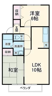 パルティール’95【203号室】の間取り