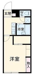 レオパレスL イーズ【202号室】の間取り