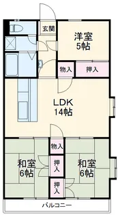 メゾンするが【302号室】の間取り