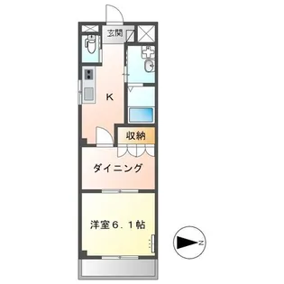 コリカールアルベ【302号室】の間取り