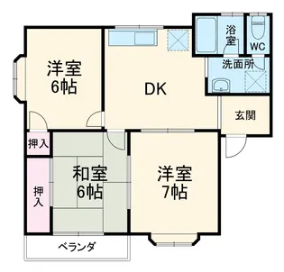 コーポModerate21 C【202号室】の間取り