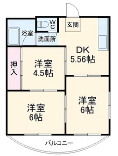 エルコーポ丸子【301号室】の間取り