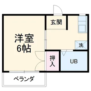 光ハイツ【2階】の間取り