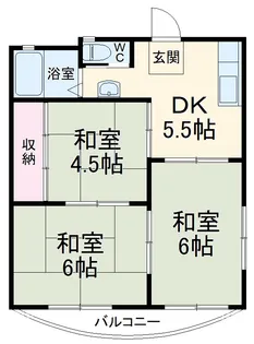 エルコーポ丸子【202号室】の間取り