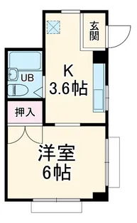 リベラル行徳【203号室】の間取り