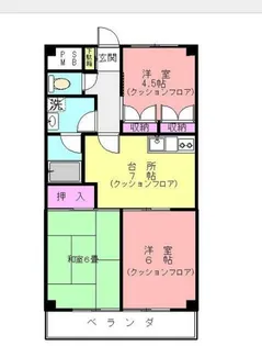 第3サンライズマンション【302号室】の間取り